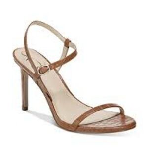 NIB Sam Edelman DORAN Brown Strappy Minimalist Heels